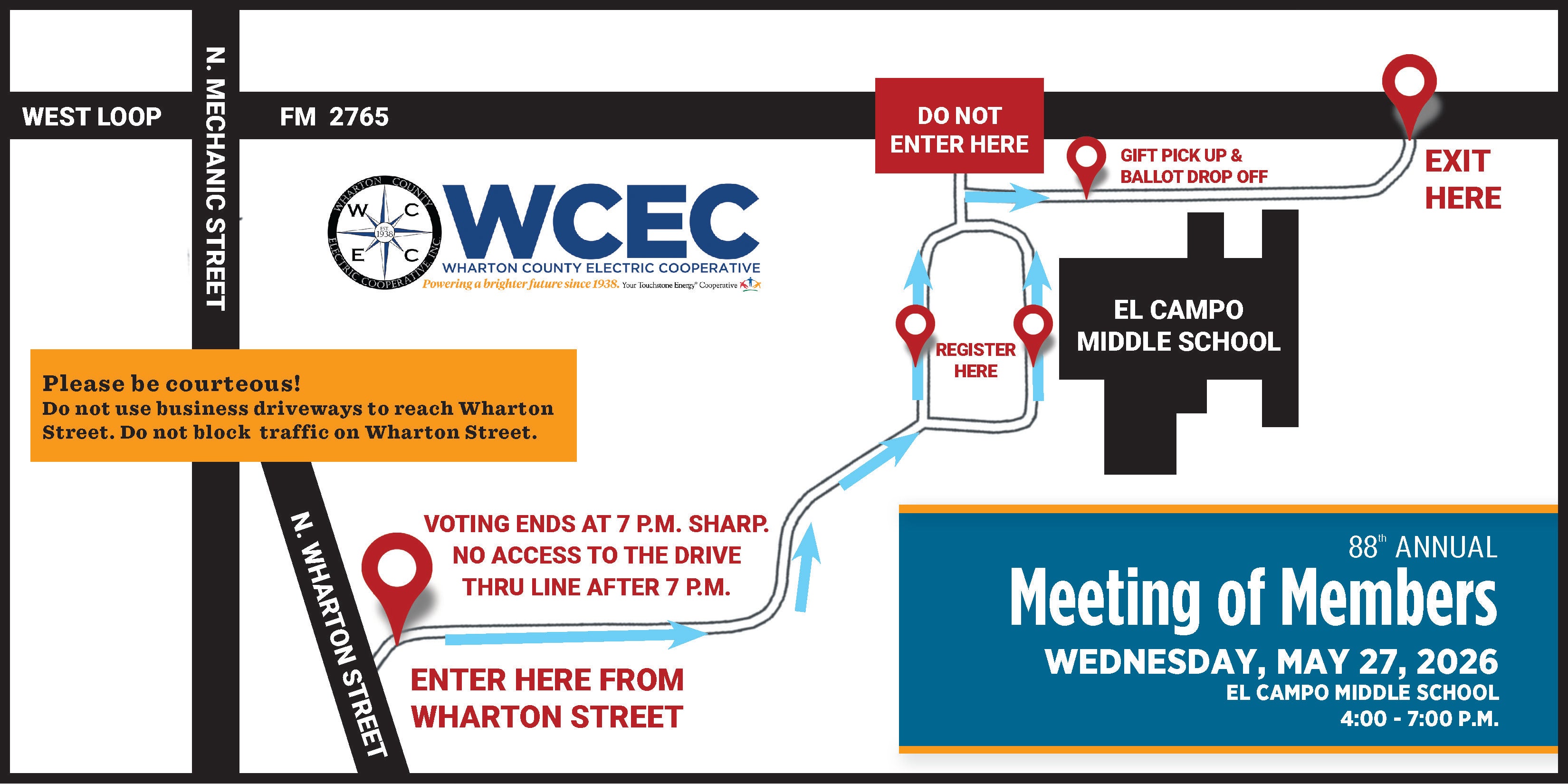 Annual Meeting Map